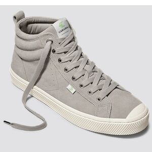 NIB Cariuma Oca Cloud Gray Suede High Top Sneakers 9 Men 10.5 Women Unisex